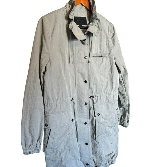 Banana Republic Jacket Womens Size Medium Blue Lightweight Anorak Outdoor - Picture 2 of 7